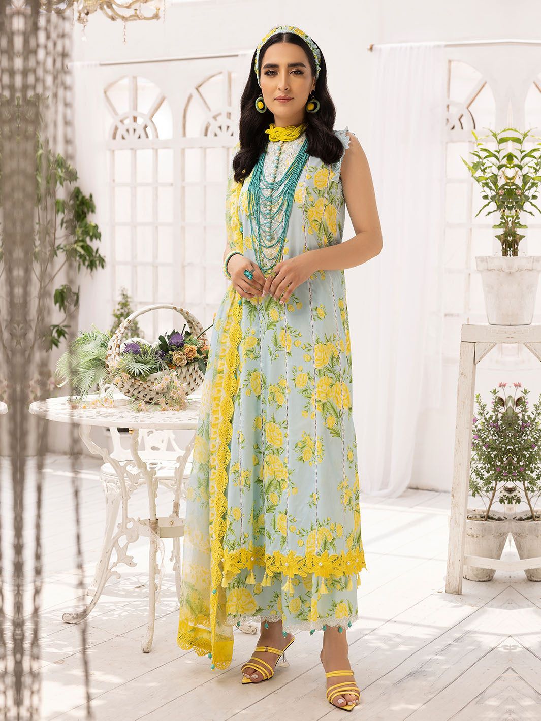 Itched  ITH Sun Flower Lawn & Silk