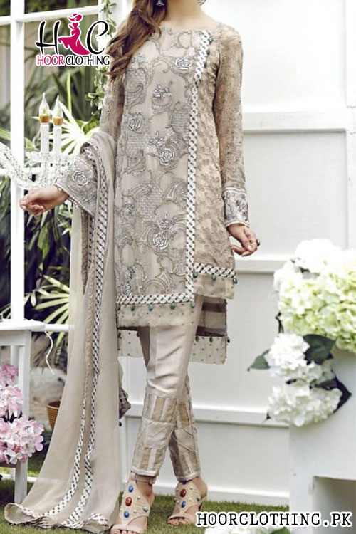 3 Piece Un-Stitched Heavy Embroidery Eid Lawn Collection Master Replica