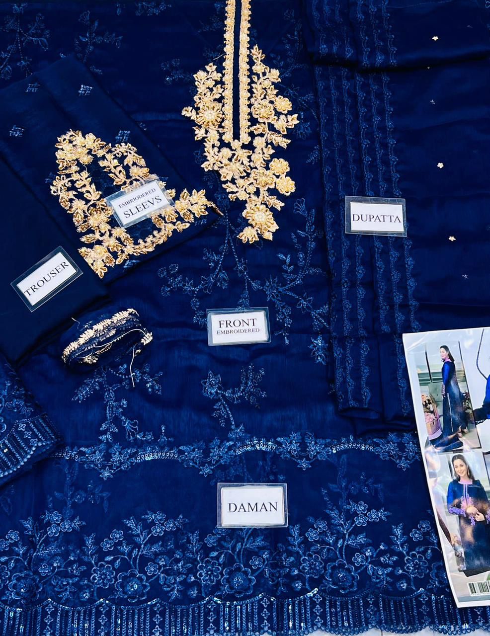 Chiffon Azure Embroidery Chiffon Collection