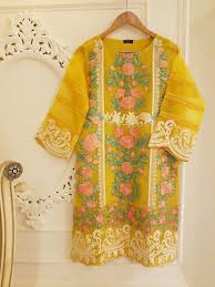 Agha noor 3pc Hit Lawn Collection Summer embroidered Dress with Chiffon dupatta