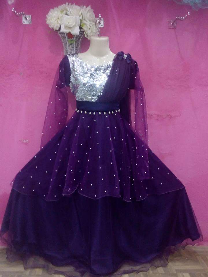 Beautiful Plump Color frock for Teen Girls -Eid Collection