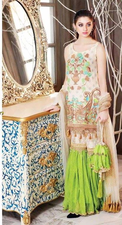 Charizma Brand Replica 3pc Hit Lawn Collection Summer Dress with Bamber Chiffon embroidered dupatta