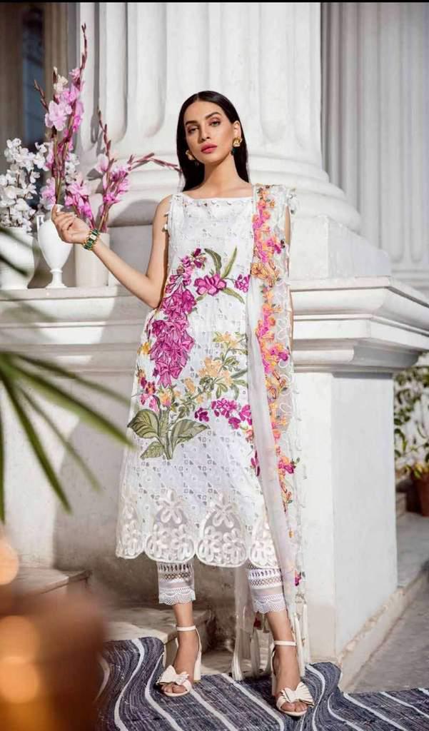 Charizma Brand replica 3pc Hit Lawn Collection Summer Dress with Chiffon embroidered duppta