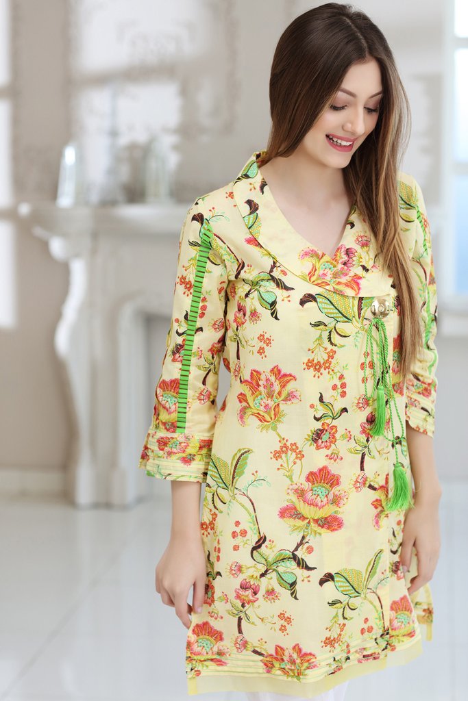 Gul ahmed 2pc Hit Lawn Collection embroidered Summer Dress
