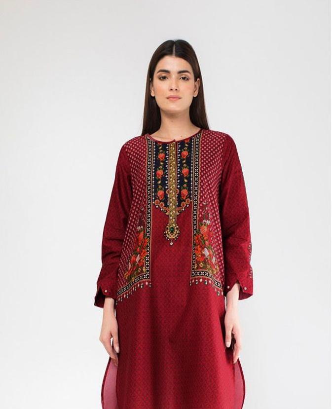 Khaadi Brand Replica 2pc Lawn Collection Summer Dress