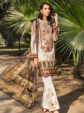 Khaadi Replica Ladies Collection 3pc Hit Lawn Summer Dress with Lawn dupatta