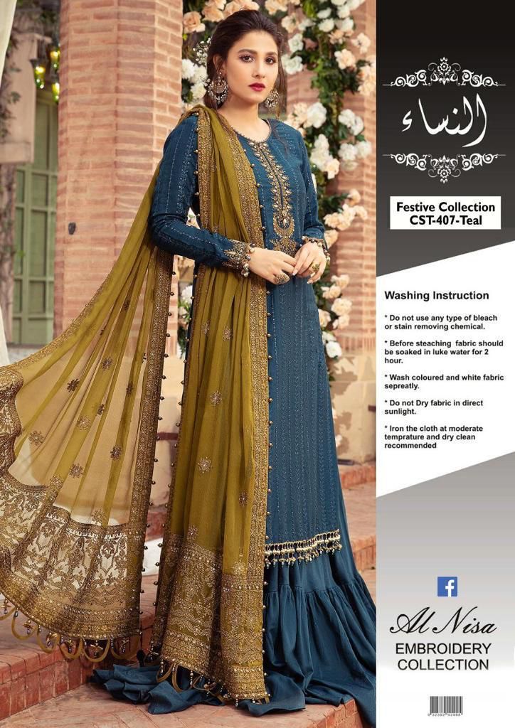 MARIA B Party Wear Chiffon Embroidery Collection for Women