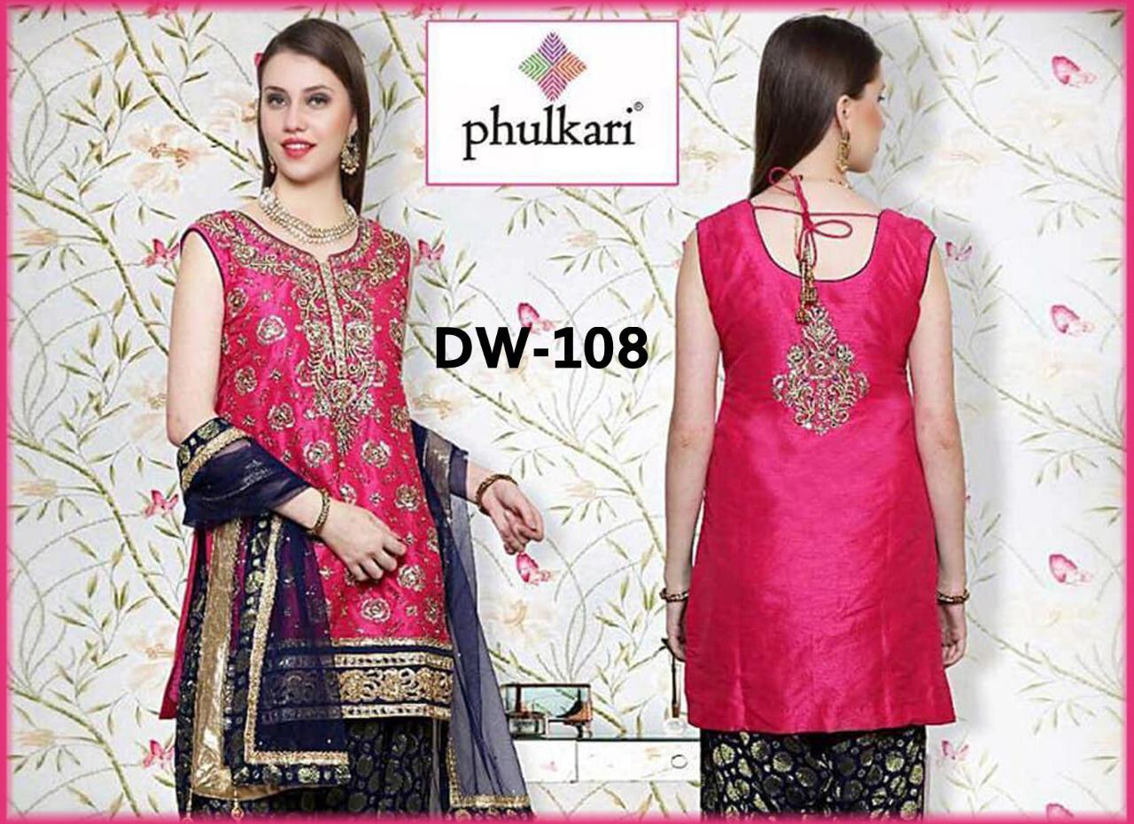 Phulkari  2pc embroidered Lawn Summer collection Dress