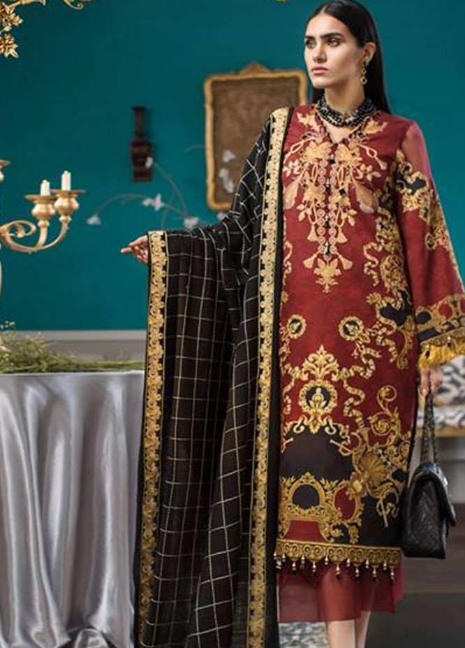 Sadia nor 3pc Hit Lawn Collection Summer Dress with Swiss dupatta