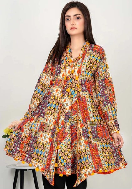 Printed Lawn dresses 2024 Online In Pakistan